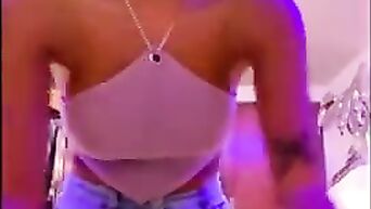 Tiktok (34) - Braless amateur flashes huge breasts view through