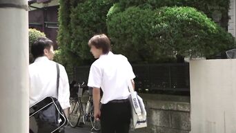 Japanese woman seduced son's friend