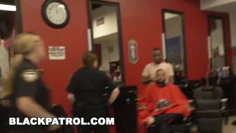 BLACK PATROL  - Robbery Suspect Apprehended In Barbershop By Female Cops