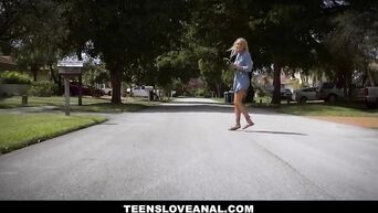TeensLoveAnal - This Cute Blond Is Craving A Big Cock In Her Ass