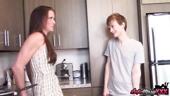 milf Sofie Marie Caught Fucking Her Hung Young Stepson