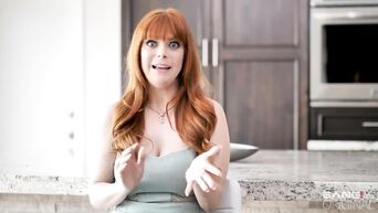 Redhead pornstar Penny Pax frankly about intimate